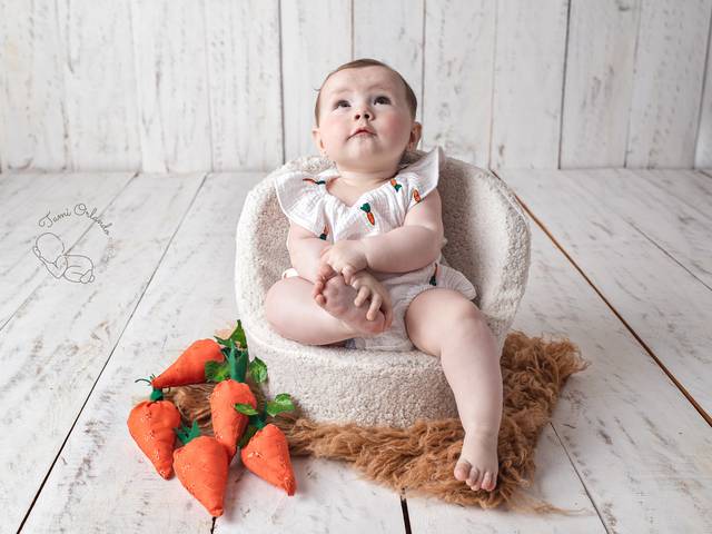 Infantil em Estúdio de 5 meses da Manu