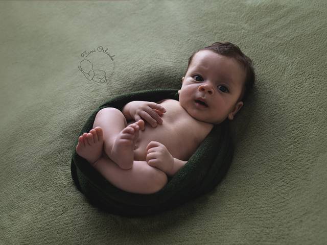 Infantil em Estúdio de 2 meses do Raul