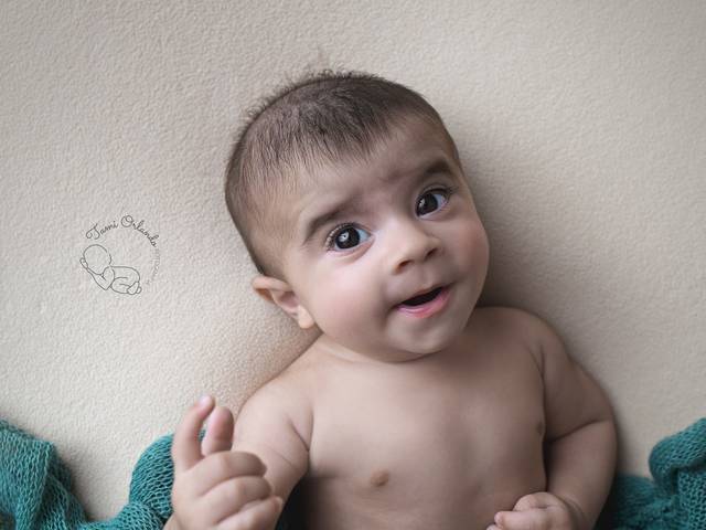 Infantil em Estúdio de 3 meses do Francisco