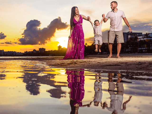 Ensaio familia de Familia Carla, Lucas e Davi