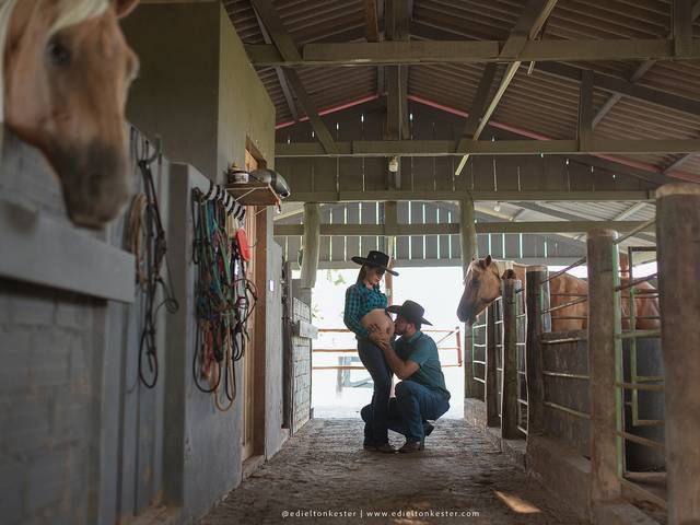 Gestantes de Adriane e Pedro a espera da Cecília