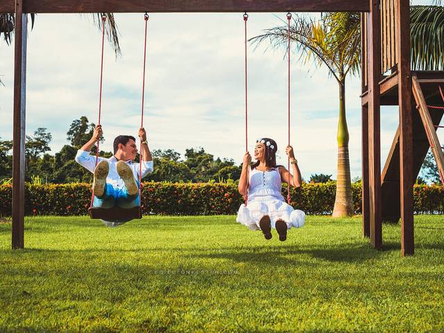 Ensaios de Casal de Vanessa e Fabiano