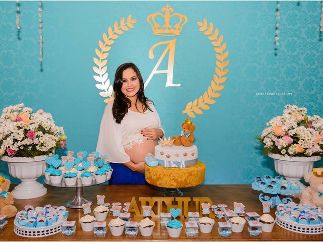 Gestantes de Chá de Bebe Bruna e família a espera do Arthur