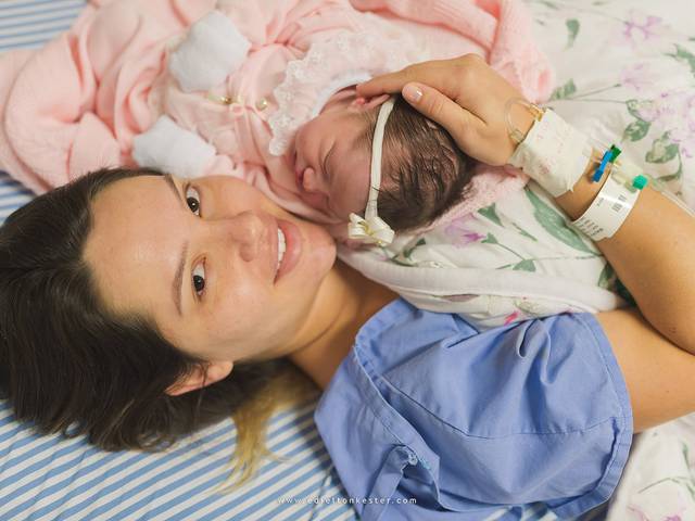 Gestantes de Liz na Maternidade