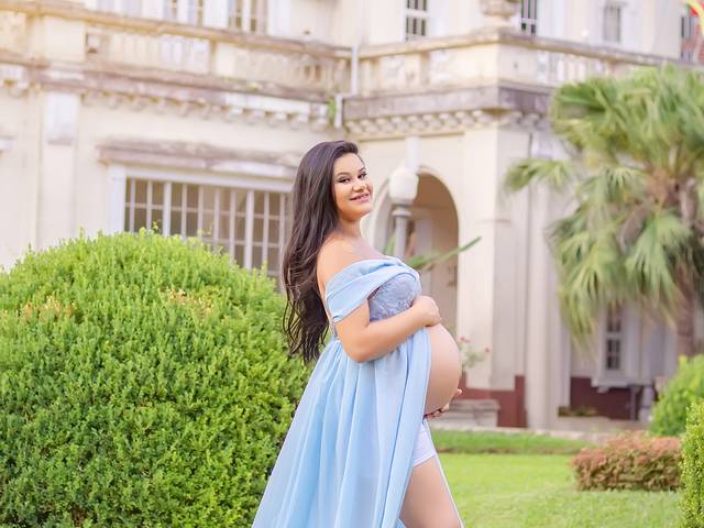 Gestante de A Doce Espera por Laís