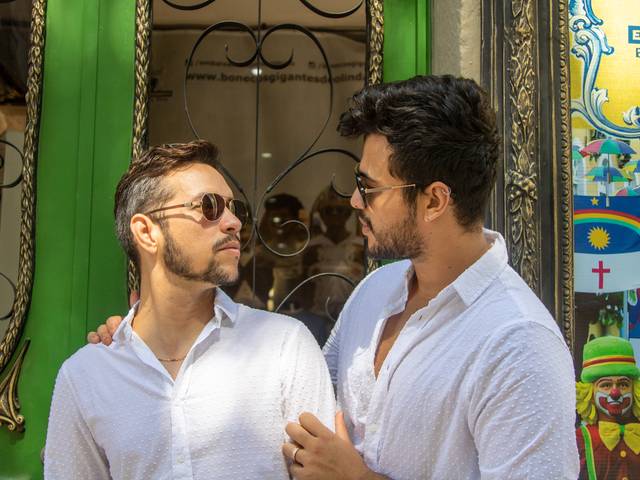 Casal de Allan e Marcio