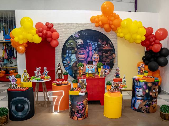 Aniversários de Celebração do Sétimo Aniversário do Vitor no Buffet Yoyo Kids  Sorocaba SP