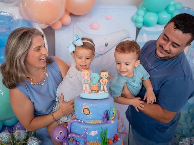 Aniversário de LIZZIE E ZYON - 2 ANOS