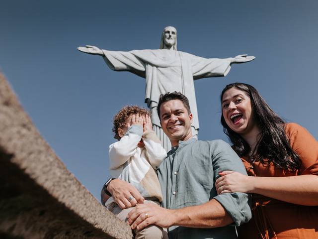 Batizado de Batizado Gustavo . Cristo Redentor . RJ