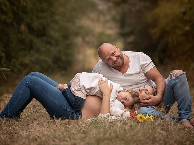 Familia de Dulce Espera Pedro - Sesión Maternity