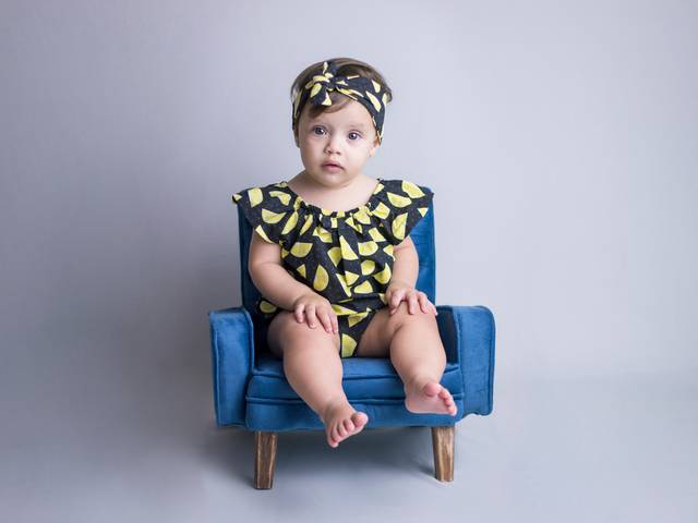 Fotografia de bebê de Júlia 9 meses