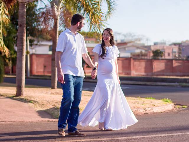 Gestante de Ensaio gestante Mainã e Clever