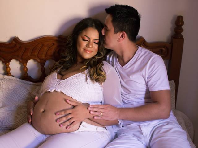 Gestante de Ensaio gestante Ana e Dalvan