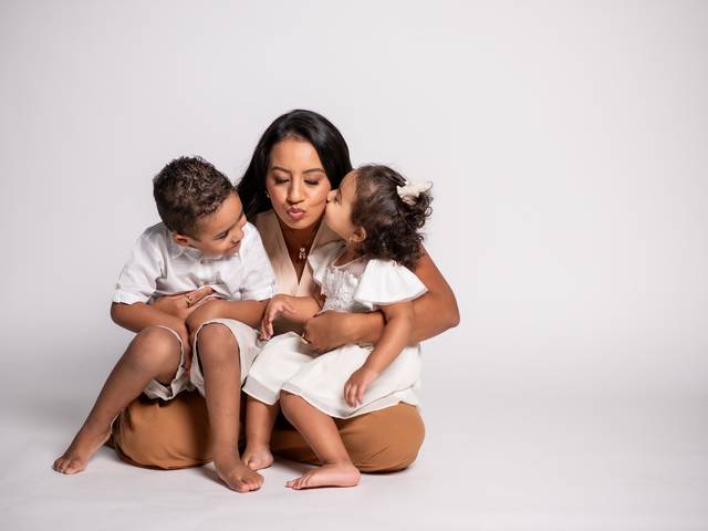 Ensaio de Ensaio Dia das Mães - Sabrina, Deni, Benício e Manuela!