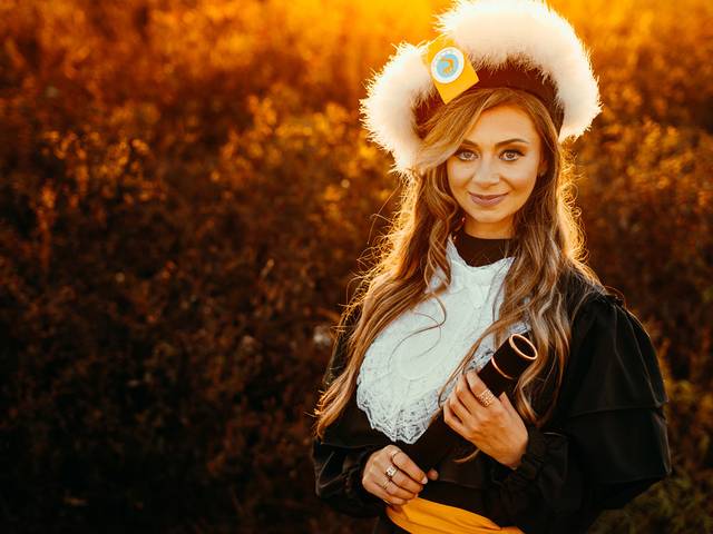 Formatura de Heloísa Leão