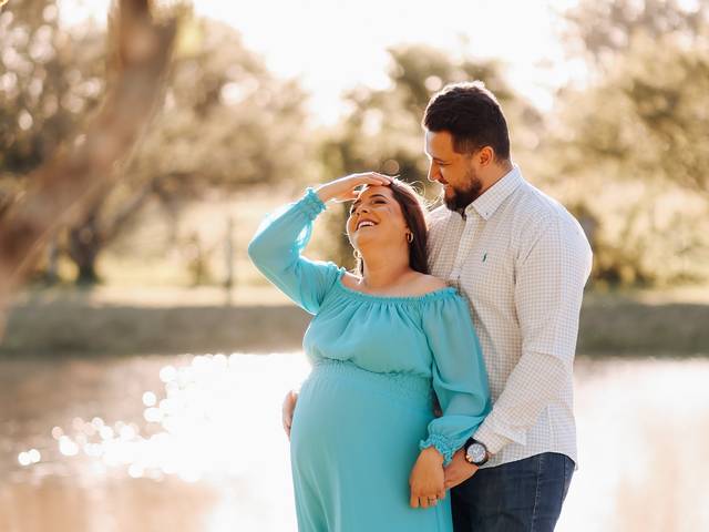 Família  de Ensaio de Gestante - Andriele