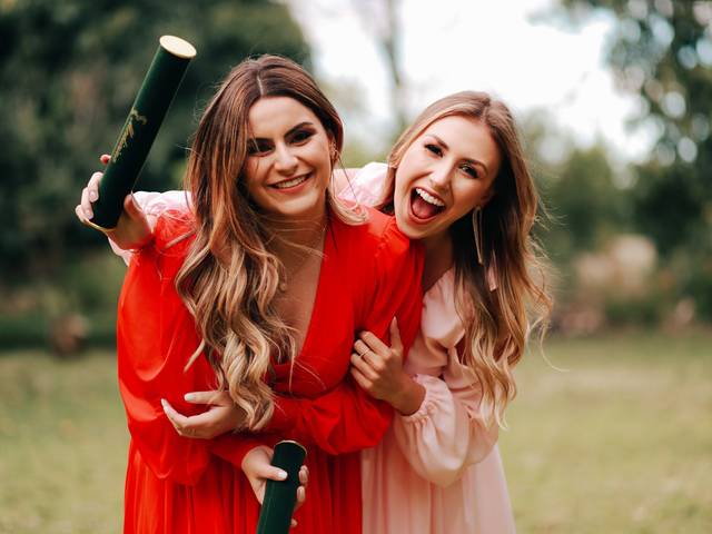 Formaturas de Mariana e Virginia - Prova de Toga