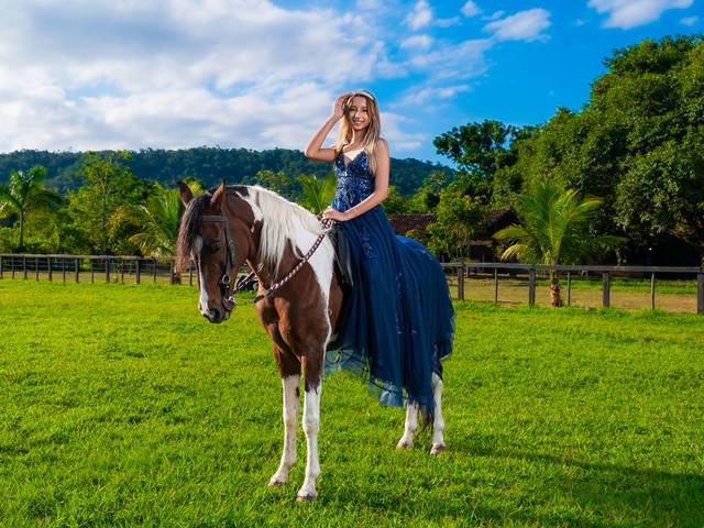 Ensaio Debut de Joanna Soares - Ensaio a Cavalo no Rancho