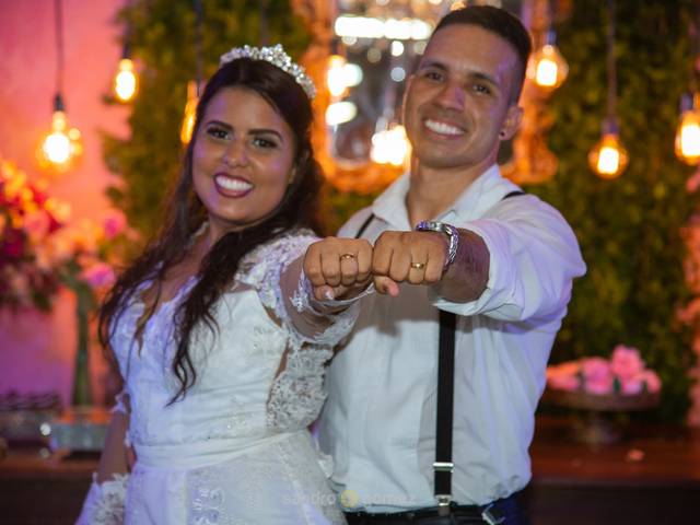 Casamento de Rosane Fonseca e Léo Baptista