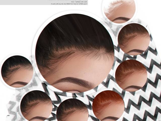 Cabelos de Base capilar / Hairbase / Babyhair