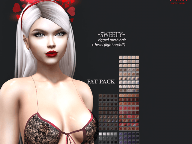 Cabelos de -FABIA- Mesh Hair   < Sweety>