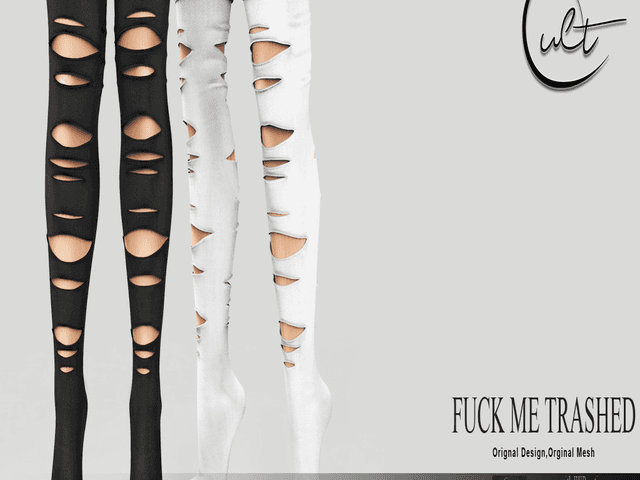 Outfit de : CULT : FUCK ME TRASHED with HUD socks