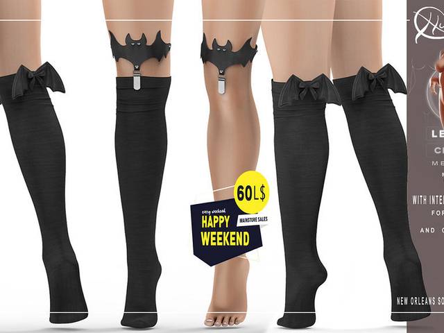 Outfit de : CULT : New Orleans Socks & Bat Garter