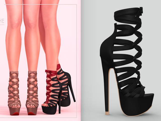 Sapatos de [BREATHE]-Chisato Heels-Black