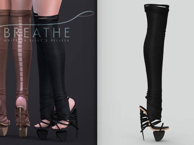Sapatos de [BREATHE]-Kyoko Heels-Black