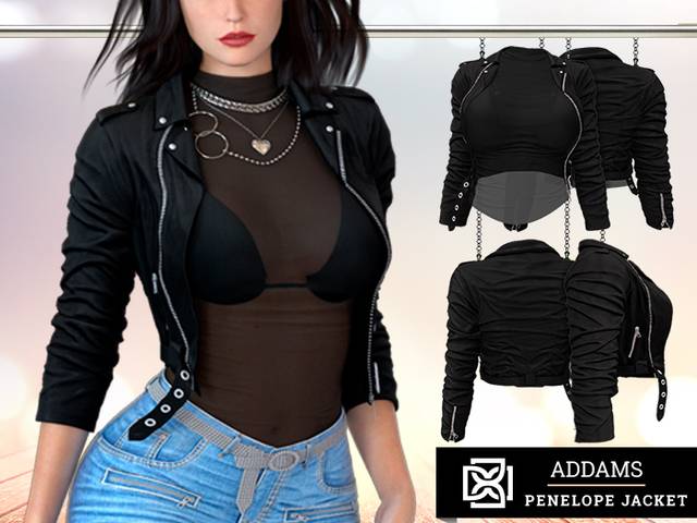 Outfit de Addams // Penelope Leather Jacket // N*30