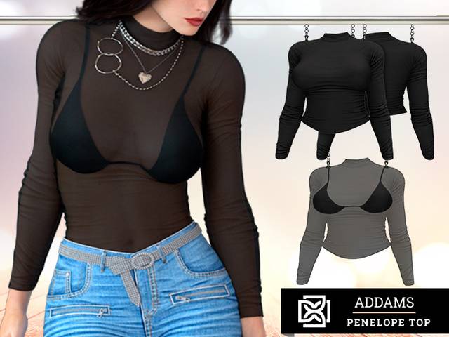 Outfit de Addams // Penelope Turtleneck with Bra // N*30