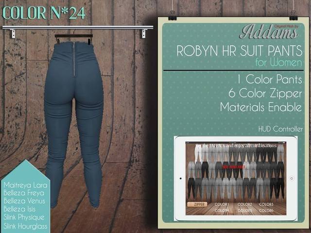 Outfit de Addams // Robyn High Rise Suit Pants // N*24