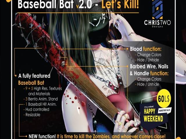 Acessórios de Baseball Bat v2.1 