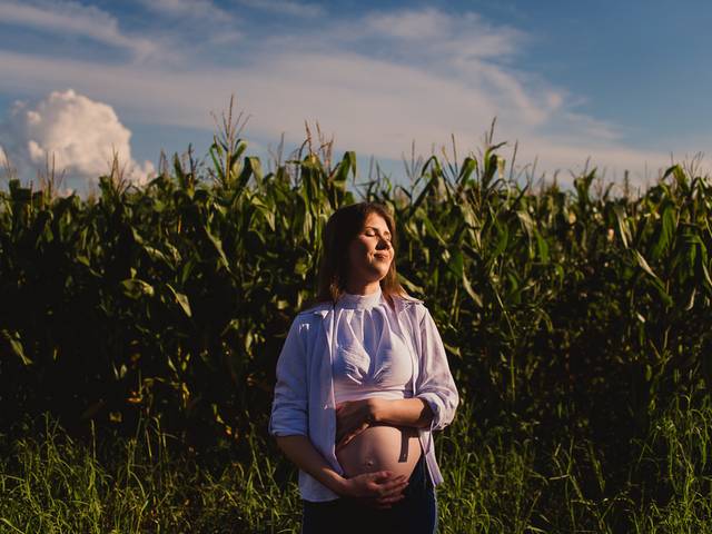 Gestante de Ensaio Gestante - À espera do Vicente | Saldanha Marinho e Santa Bárbara do Sul