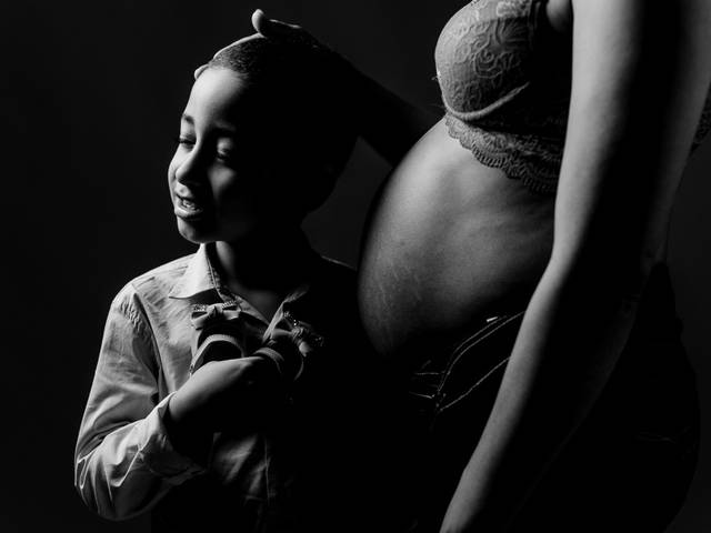 Gestante de Ensaio de Gestante - Jana, Gilson, Joaquim e Giovanna