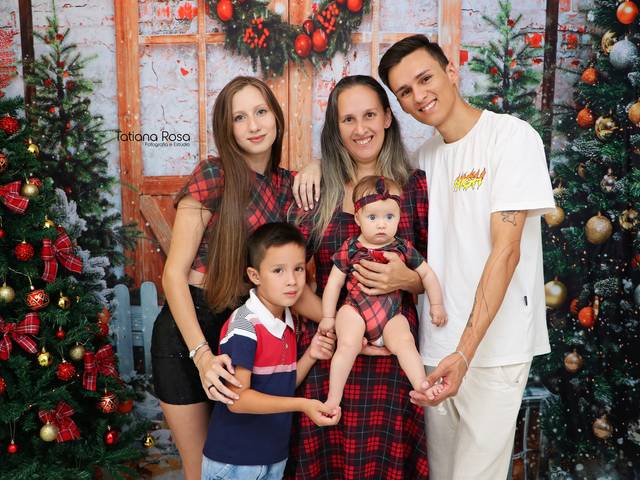 NATAL de Sessão de natal 2023 - Alessandra e família