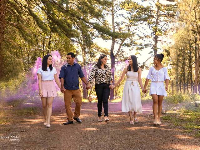 Ensaios de Ensaio externo Bruna e família