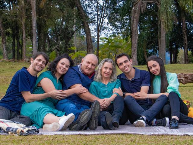 Ensaios de Ensaio externo Gleici e família