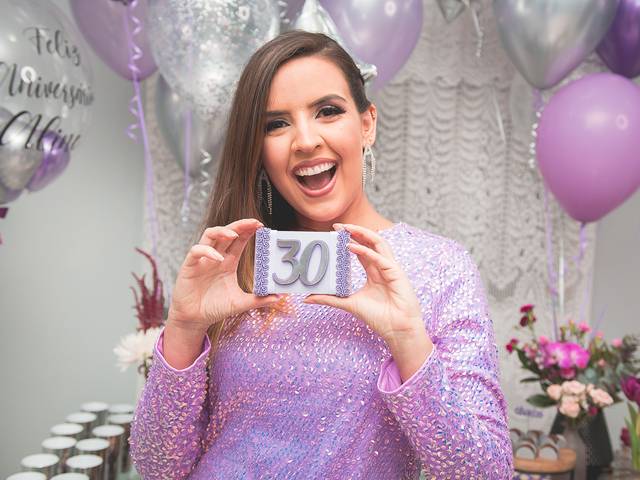 Aniversário de Bday da Aline - #trintei - Comemore a maravilha de ser você!