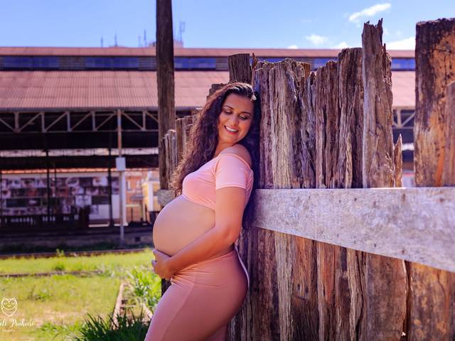 Gestante de Ensaio Gestante Dayanire - Á espera da Helena