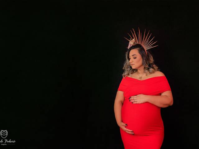 Gestante de Ensaio Gestante Jessica Rosa - Á espera da Agatha