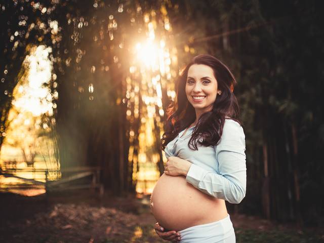 Ensaio Gestante de Esperando Cecília