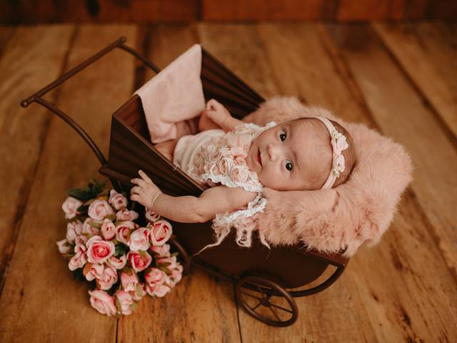 Ensaio de Bebê | Mensal de Cecília 3 Meses