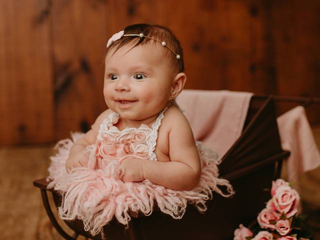 Ensaio de Bebê | Mensal de Maria Alice 3 Meses