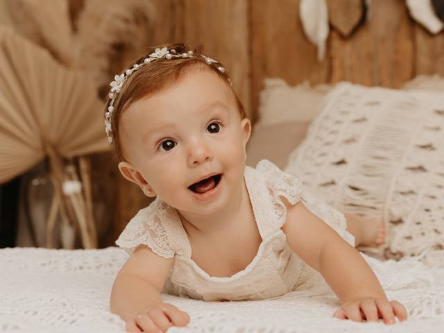 Ensaio de Bebê | Mensal de Helena 6 Meses