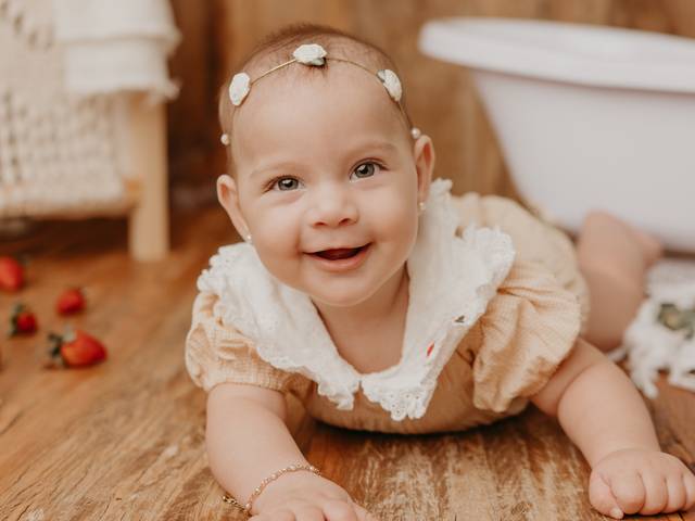 Ensaio de Bebê | Mensal de Laura 6 Meses