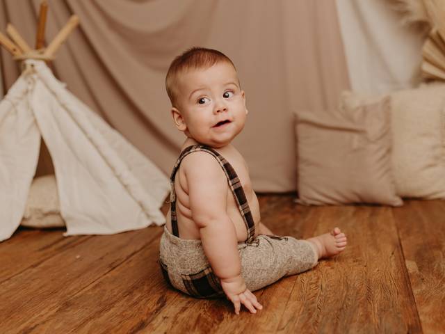 Ensaio de Bebê | Mensal de Francisco 9 meses