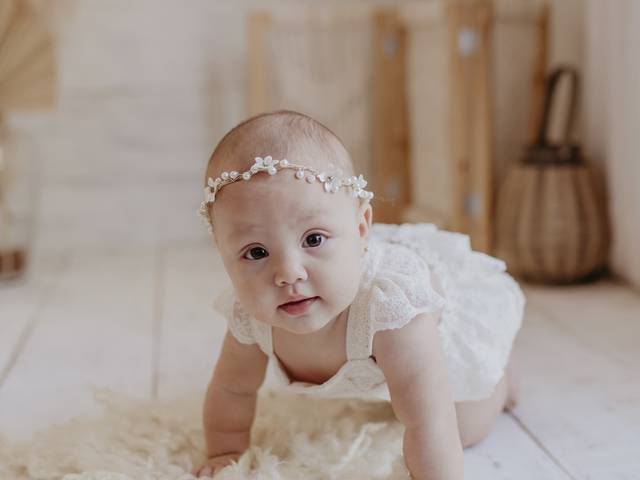 Ensaio de Bebê | Mensal de Rebeca 6 meses