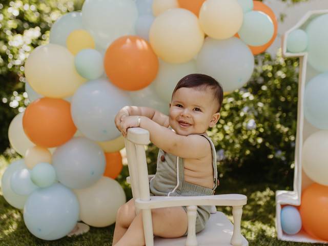 Ensaio 1 Ano de Ensaio de Smash the Cake João Augusto