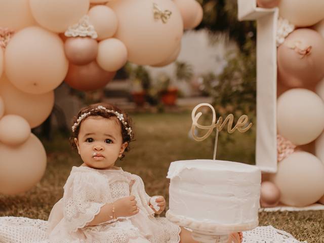 Ensaio 1 Ano de Ensaio de Smash the Cake Maya